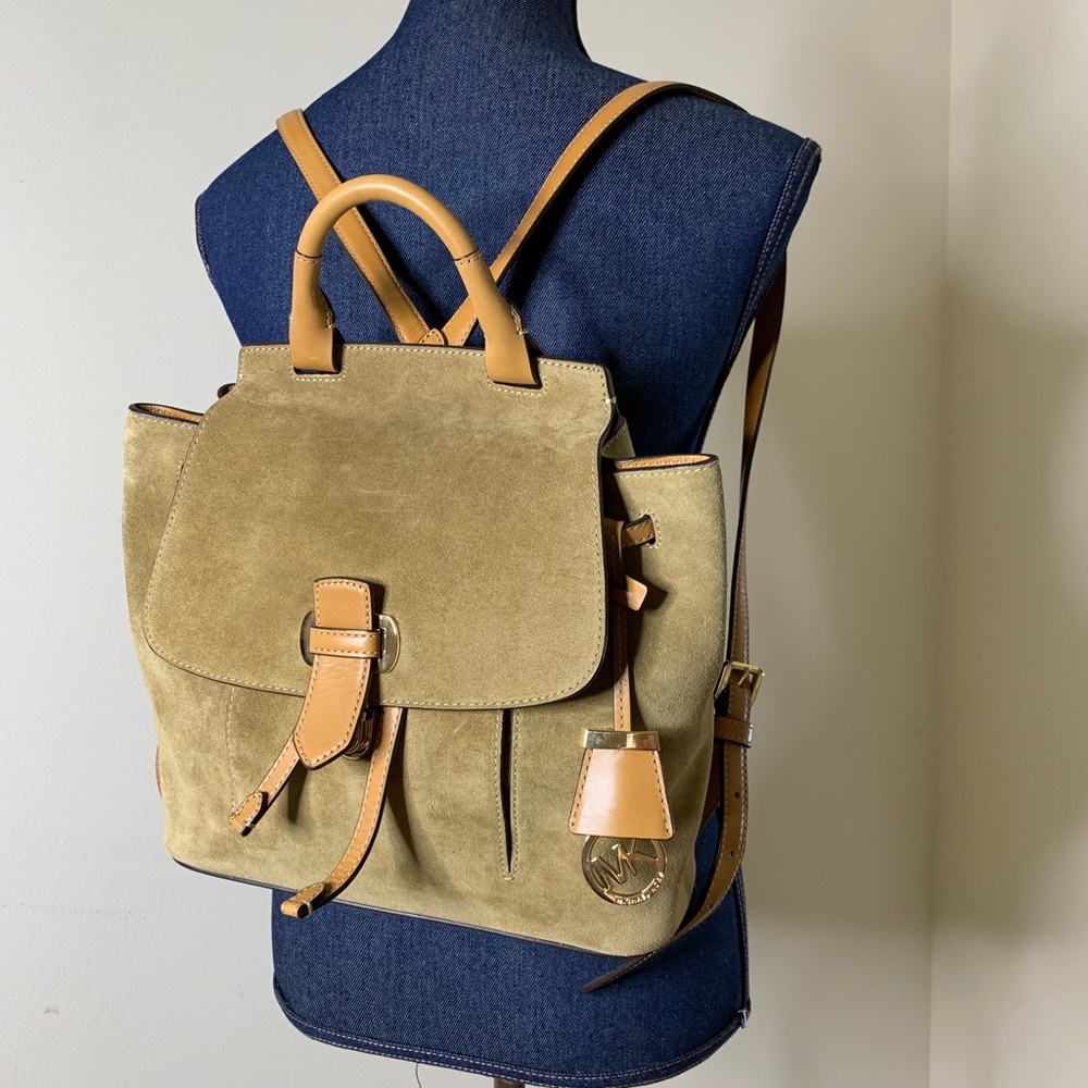 Michael Kors Suede Backpack